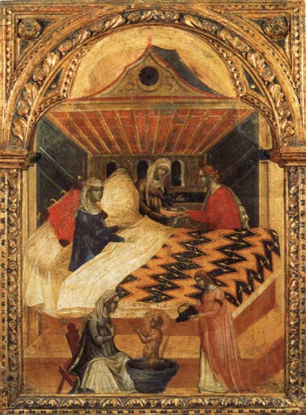 Paolo Veneziano The Birth of St.Nicholas